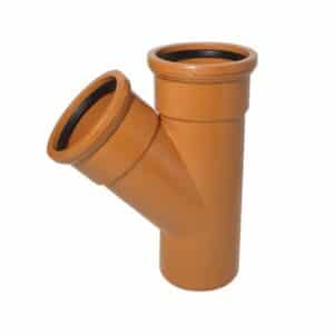 110mm-underground-drainage-45-degree-double-socket-y-branch-competa-range