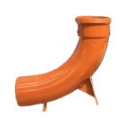 110mm 90° Underground Drainage Single Socket Rest Bend (Extended Foot)