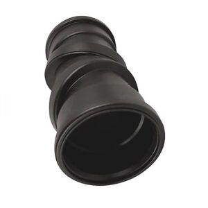 110mm-0-90-adjustable-double-socket-bend-black