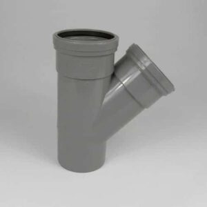 110mm-Pushfit-soil-45d-double-socket-Y-Branch-grey-speedyplastics