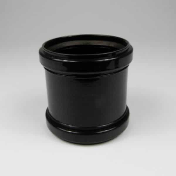 110mm-pushfit-soil-coupler-black-speedyplastics