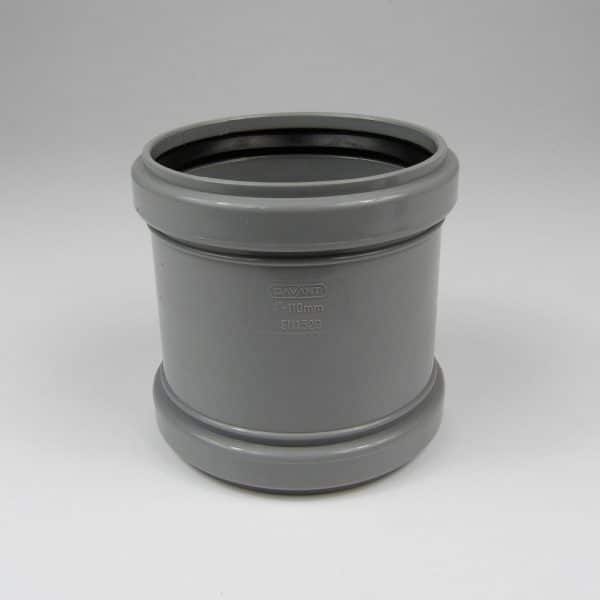 110mm-pushfit-soil-coupler-grey-speedyplastics