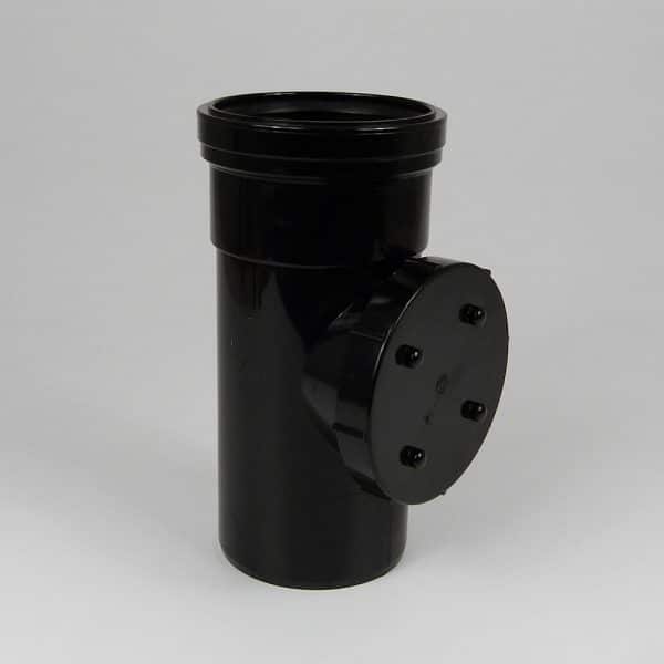 110mm-pushfit-single-socket-access-pipe-black-speedyplastics