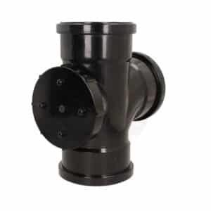 110mm-soil-access-junction-triple-socket-black