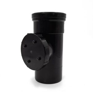 kayflow-110mm-soil-s25-straight-access-pipe-single-socket-black