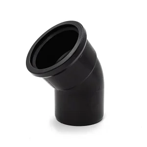 110mm-pushfit-soil-45-single-socket-bend-black