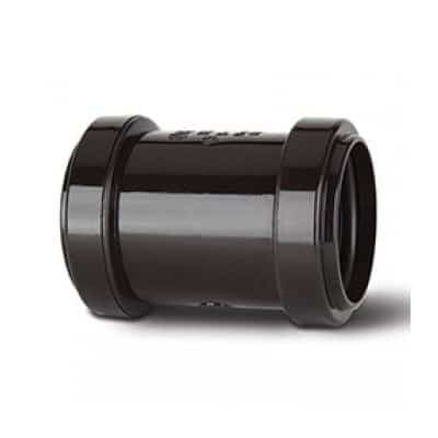Push-Fit Black Waste System 32mm Straight Coupling WPSC32B 