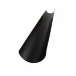 3m Black Half Round Guttering 112mm Kayflow KFG3BL