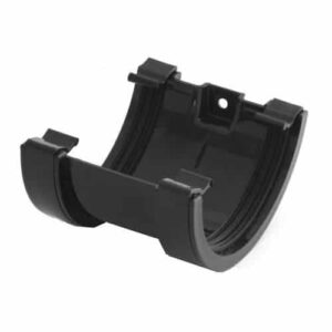 black-half-round-union-gutter-joiner-speedyplastics