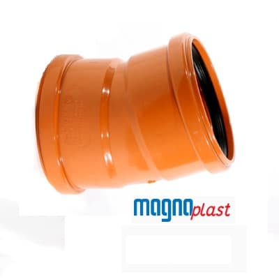 underground-drainage-magnaplast-15-degree-double-socket-bend-speedy-plastics