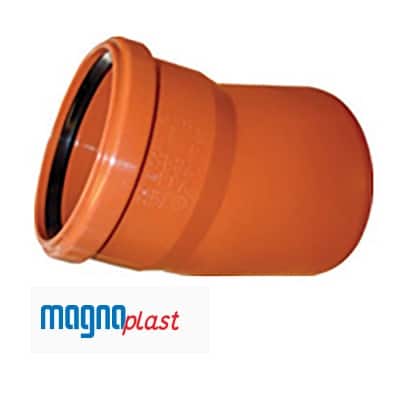 underground-drainage-magnaplast-15-degree-single-socket-bend-speedy-plastics