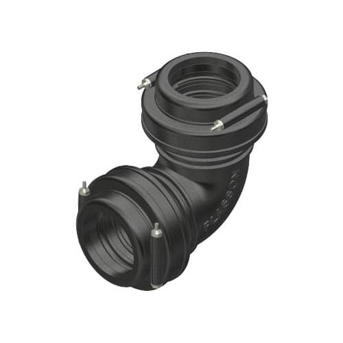 Plasson 160mm MDPE Water Mains 90d Elbow Speedy Plastics