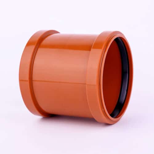 110mm Underground Drainage Double Socket Slip Coupler Speedy Plastics