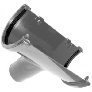 170mm-grey-commercial-guttering-running-outlet