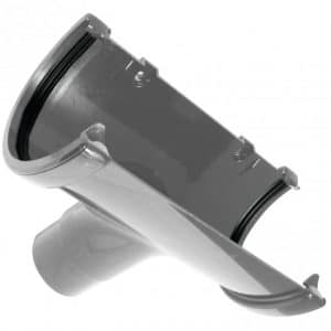 Grey Commercial Guttering 170mm