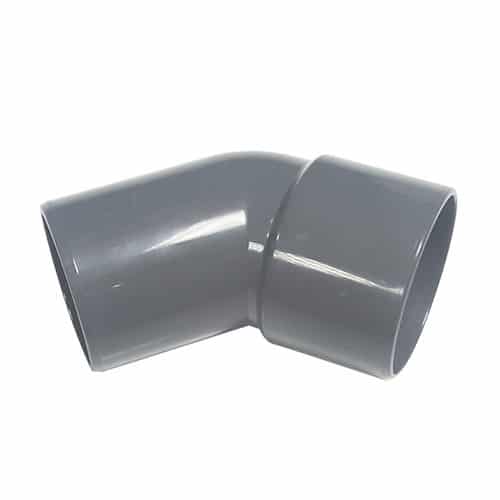 solvent weld 45d conversion bend grey