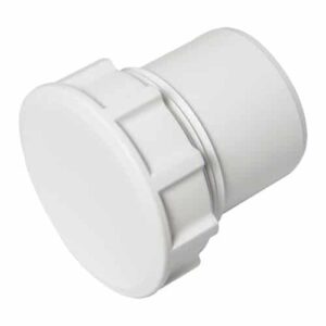 solvent weld access cap white