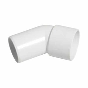 solvent weld conversion 45d bend white