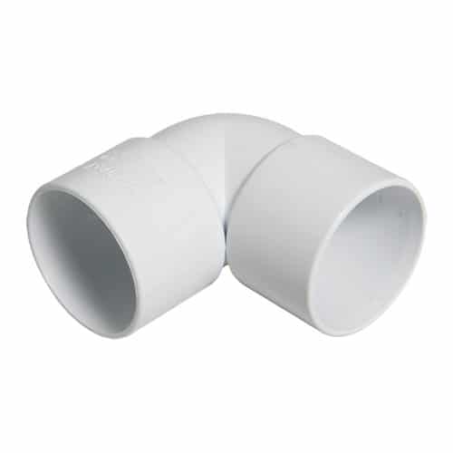 solvent weld knuckle bend white