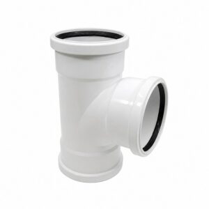 110mm-Pushfit-Soil-90-degree-triple-socket-tee-branch-white