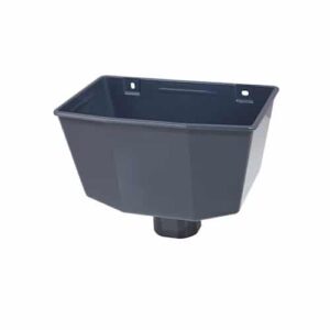 Round Downpipe Hopper Head 68mm Anthracite Grey | Speedy Plastics Ltd