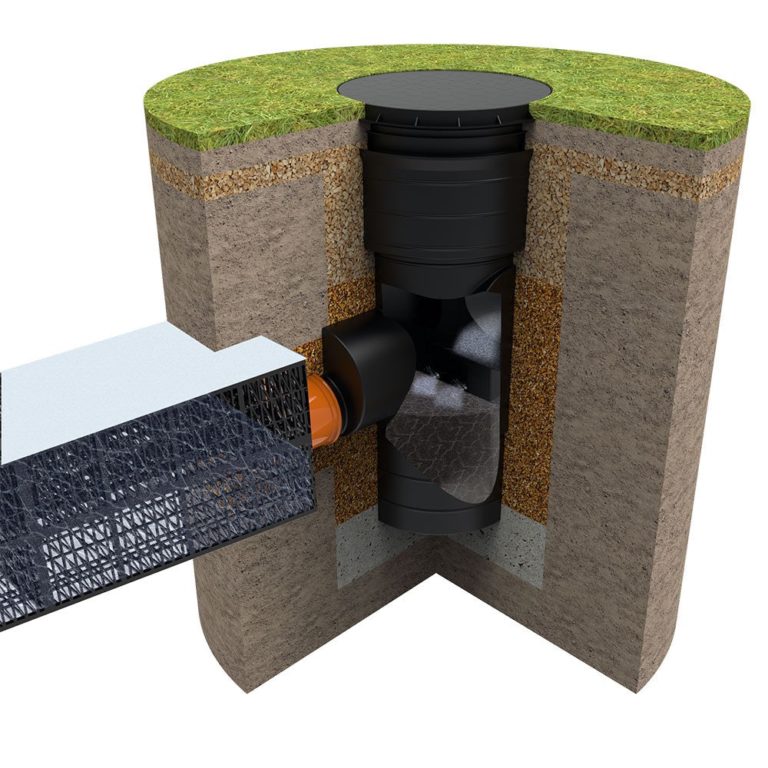 Underground Drainage Silt Trap, 160mm EN1401, 500 Series 1580mm Deep