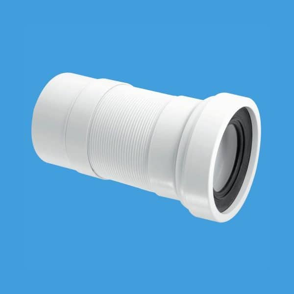 mcalpine-wc-f26p-flexible-pan-connector-170mm-410mm-plain-ended