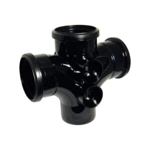 110mm-push-fit-cross-tee-branch-triple-socket-black