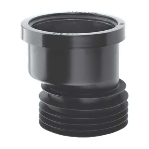 McAlpine DC1BLOS Soil Pipe 14mm Offset Drain Connector Black Speedy