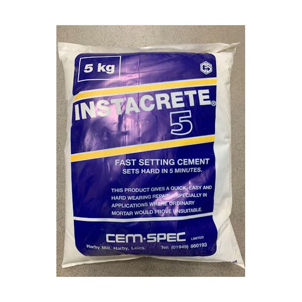 Quick Set Cement 5kg Mini Bag | Speedy Plastics