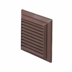 round-louvre-grille-with-fly-screen-100mm-brown