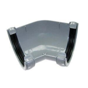 Miniflo-Guttering-76mm-135d-Angle-Floplast-RAM2-Grey