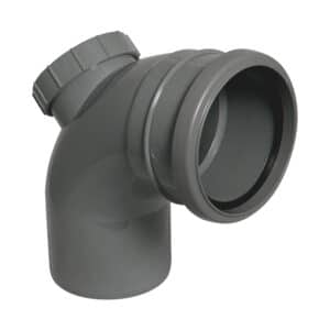 110mm-90-degree-single-socket-access-bend-anthracite-grey