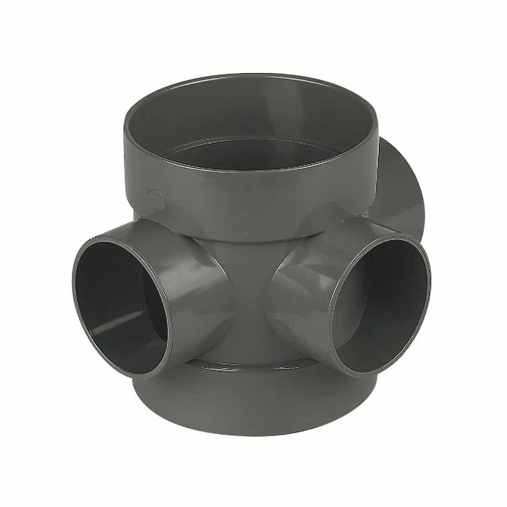 110mm Short Boss Pipe 110mm-63mm Anthracite Grey Floplast | Speedy ...