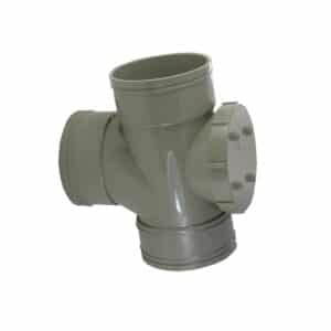 110mm-solvent-weld-triple-socket-access-tee-branch-olive-grey