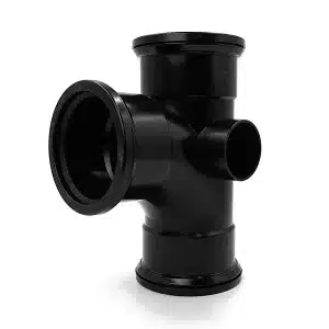 kayflow-110mm-soil-s12-90-deg-branch-triple-socket-black