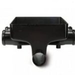 Polypipe UG490 Underground Rectangular Manhole Base 5 inlet