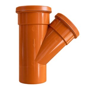 110mm 45° Double Socket Y Branch Competa Drainage CUG4DSJ45