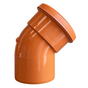 Competa 45 degree single socket bend 110mm underground drainage bend CUG4SSB45