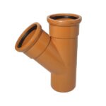110mm Underground 45 degree Double Socket Y-Branch Competa