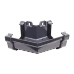 Anthracite Grey Ogee Guttering 135 degree External Gutter Angle 120mm Kayflow OGA4AG