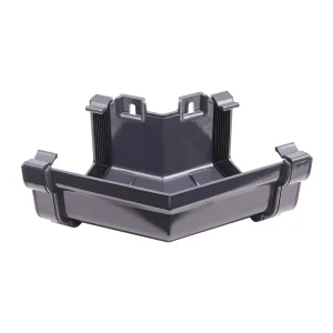 Anthracite-Grey-Ogee-Guttering-135-degree-External-Gutter-Angle-120mm-Kayflow-OGA4AG