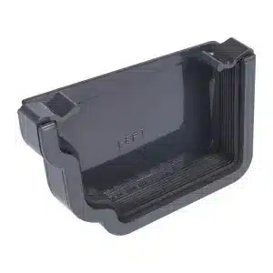 Anthracite-Grey-Ogee-Guttering-External-Stop-End-Left-120mm-Kayflow-OGE1AG