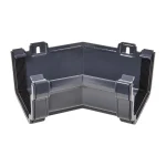 Anthracite Grey Ogee Guttering 135 degree Internal Gutter Angle 120mm Kayflow OGA3AG