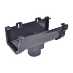 Anthracite Grey Ogee Guttering Running Outlet 120mm Kayflow OGO1AG