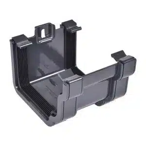 Anthracite-Grey-Ogee-Guttering-Union-Bracket-120mm-Kayflow-OGU1AG