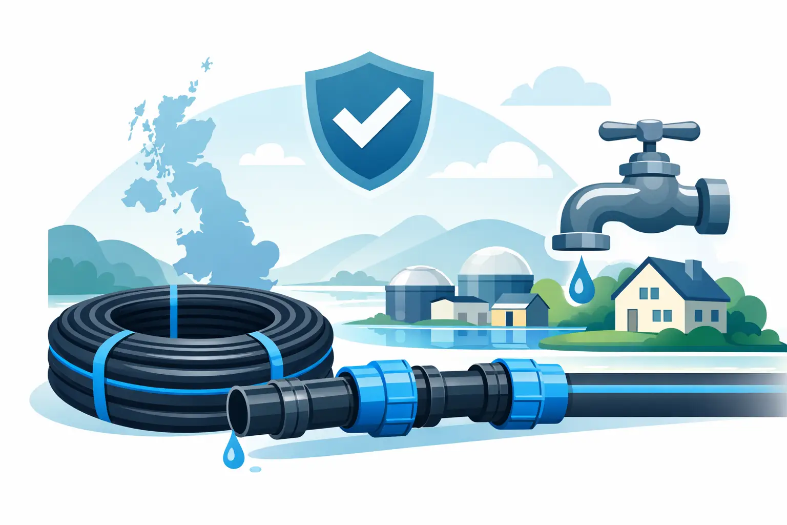 WRAS Approved MDPE Pipe for UK Water Supplies WRAS Approved MDPE Pipe for UK Water Supplies