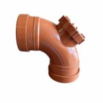 110mm Underground Drainage 90 degree Double Socket Access Bend