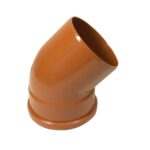 250mm Underground Drainage 45 degree Single Socket Bend