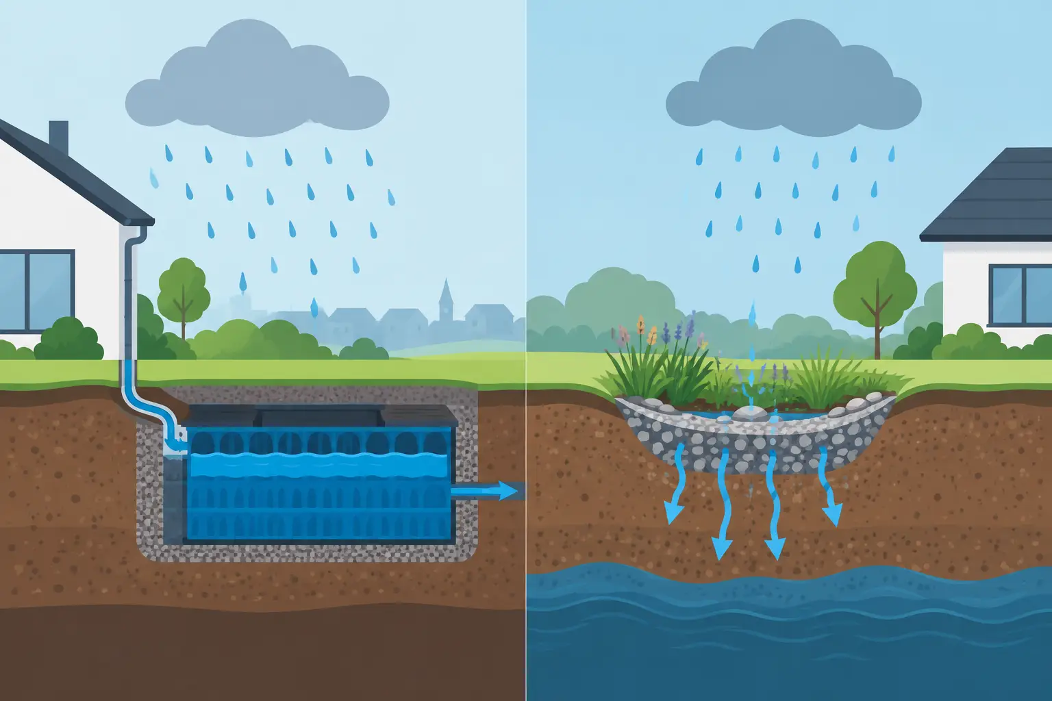 Attenuation Versus Infiltration for UK Drainage Attenuation Versus Infiltration for UK Drainage
